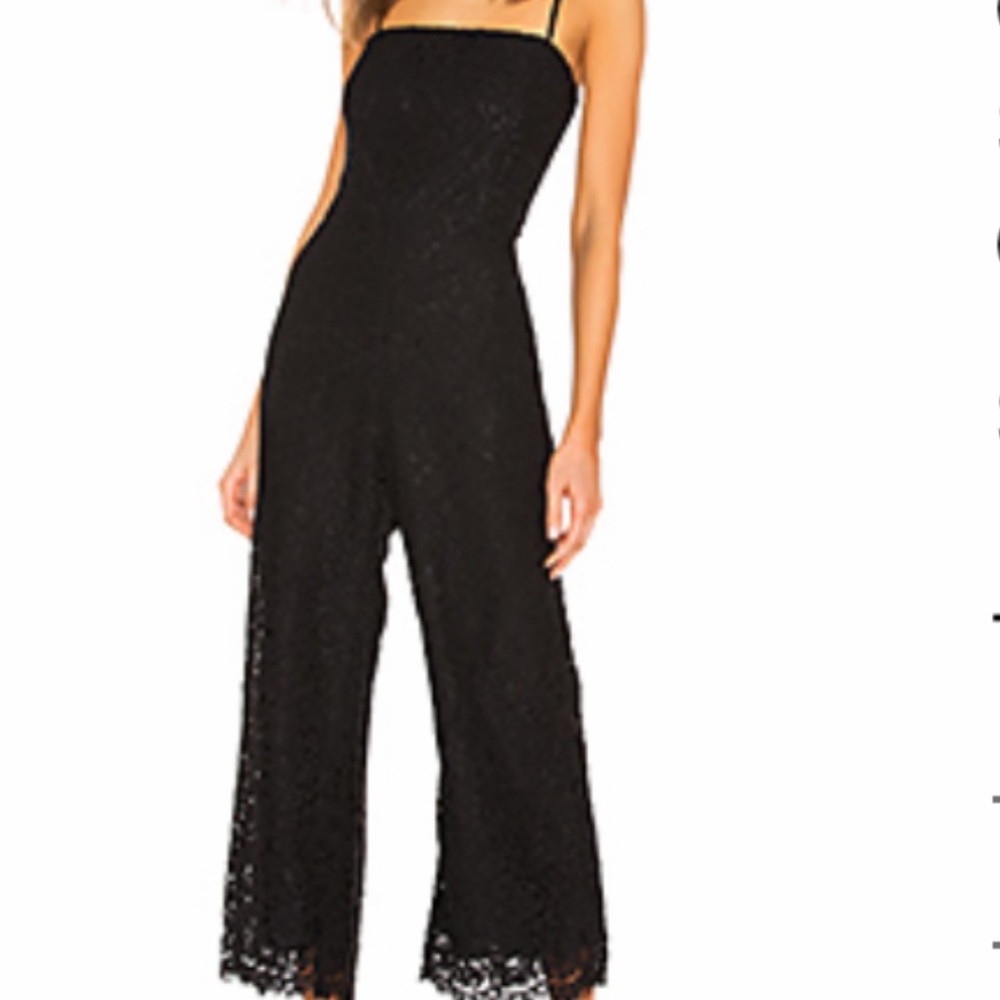 Bardot lace jumpsuit